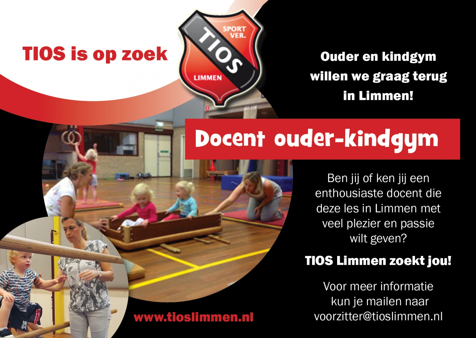 Vacature ouder_kind_gym